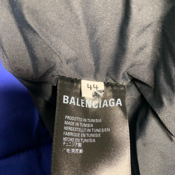 Balenciaga C Shape Blue Puffer Jacket - Picture 11 of 12